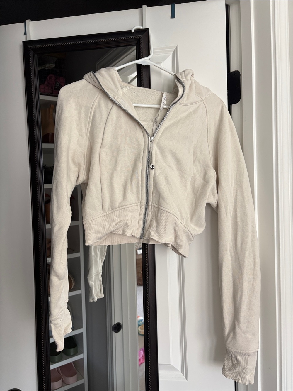 lululemon athletica Cream Zip Hoodie Jacket